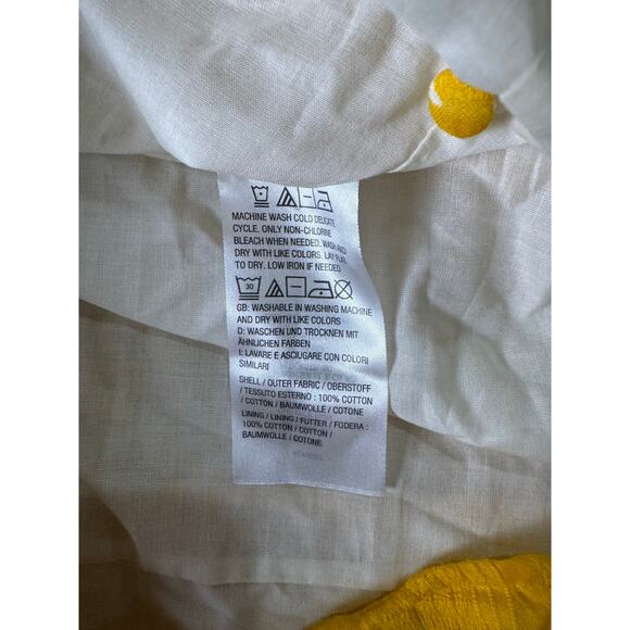 QVC Studio Park Tall Printed Dress Removable Belt Goldenrod NWOT Size 1XT - Picture 6 of 7